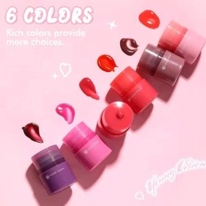 لیپ بالم خیس پیچی pink key