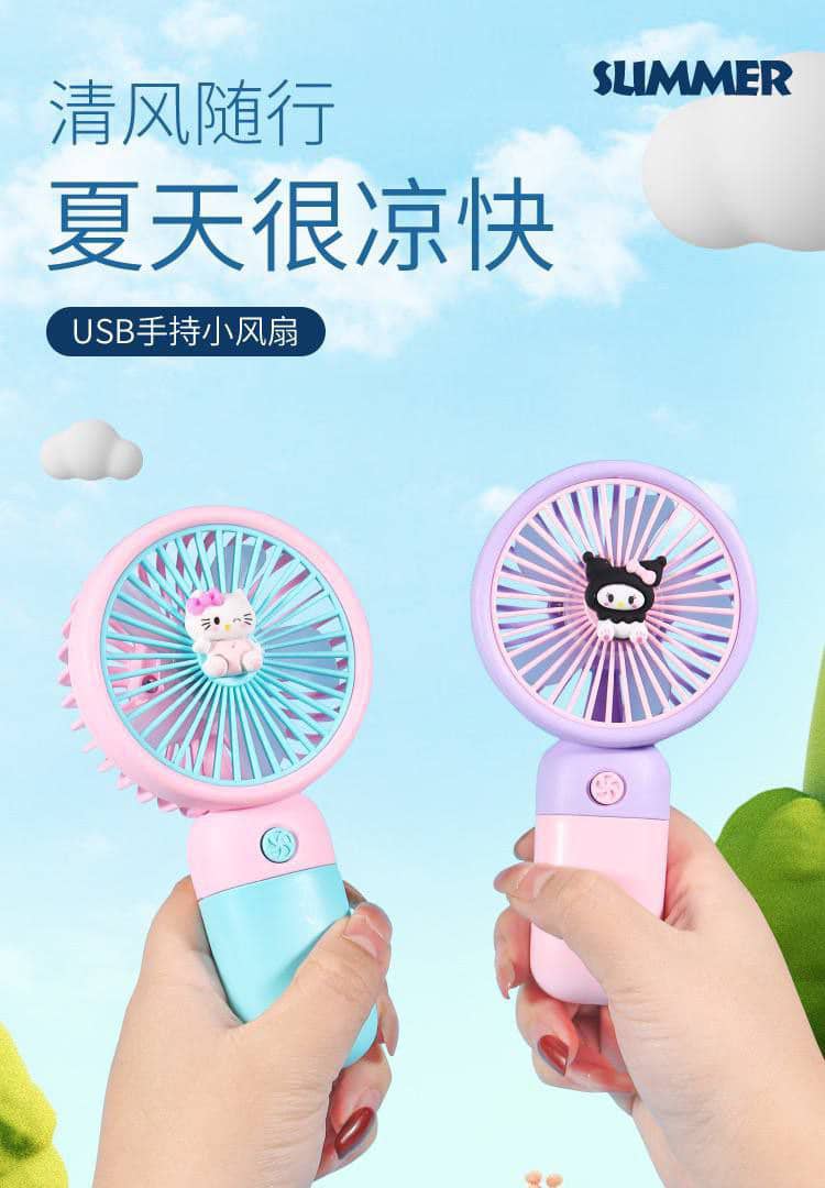 پنکه دستی شارژی کرومی - Image 2