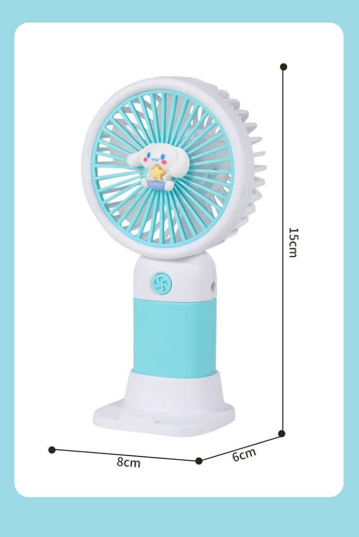 پنکه دستی شارژی کرومی - Image 4