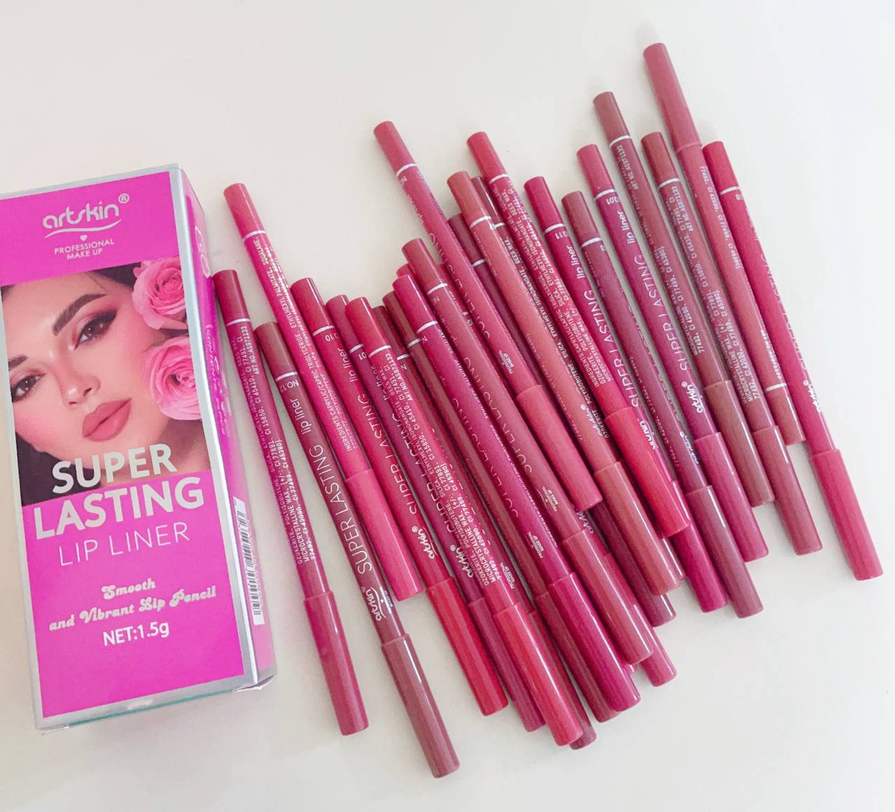 پک ۱۲ عددی مداد لب Art Skin Super Lasting