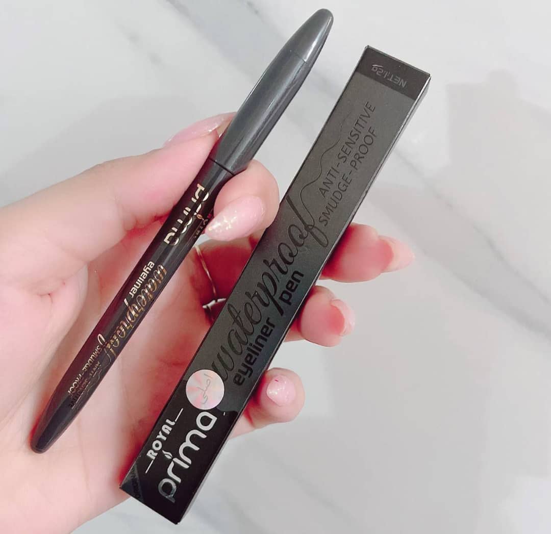 خط چشم ماژیکی ضدحساسیت رویال پریما – سوپر مشکی و ۲۴ ساعته 🔥