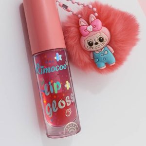 لیپ گلاس حرارتی ریموکو با آویز پوپوم و عروسک لبوبو
