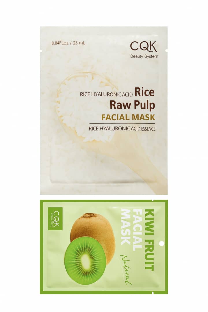 ماسک ورقه ای طبیعی صورت CQK - Image 2