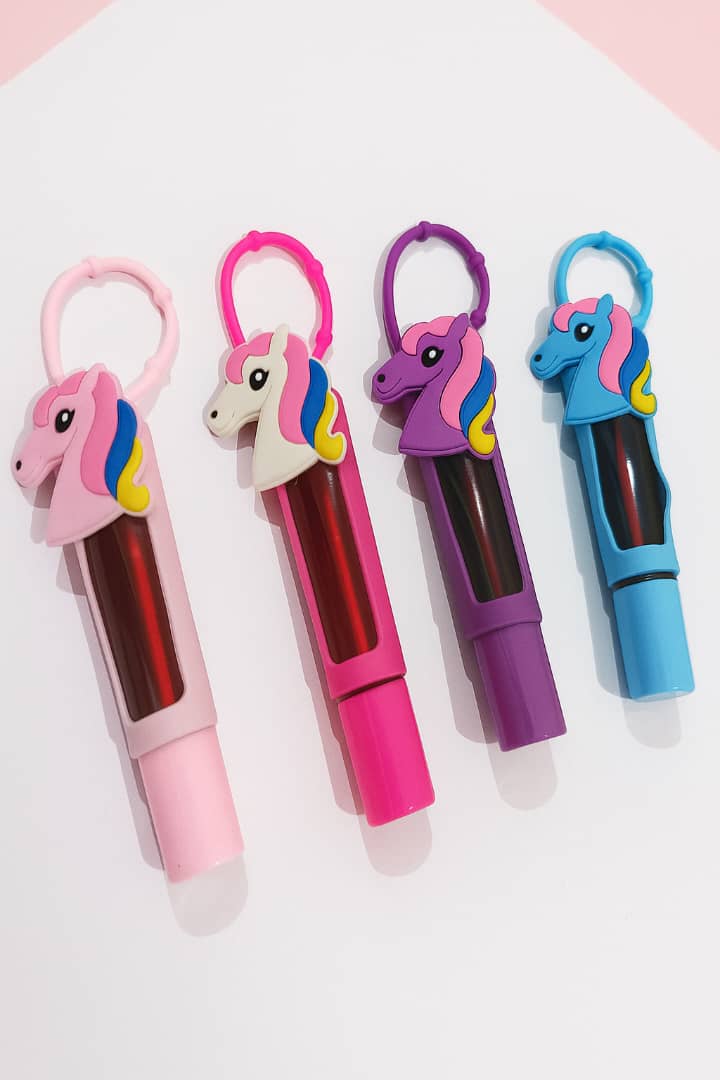 تینت لب آویز کیف یونیکورنی