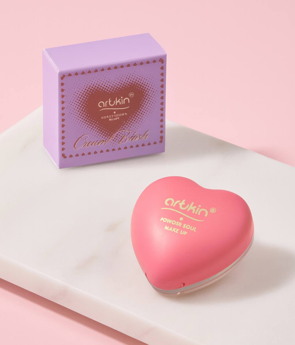 رژگونه کرمی قلبی Artkin - Image 2