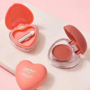 رژگونه کرمی قلبی Artkin