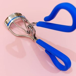 فرمژه استیل با دسته سیلیکونی آبی