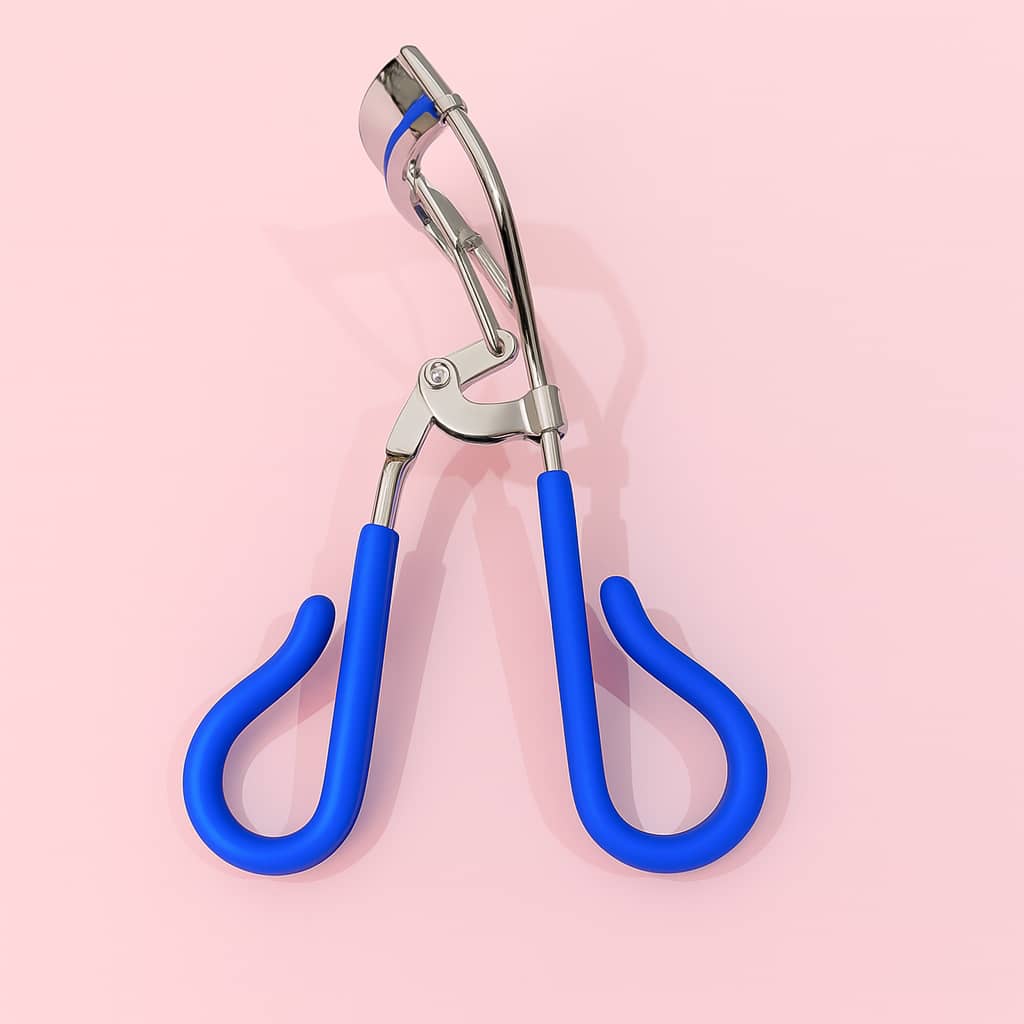 فرمژه استیل با دسته سیلیکونی آبی - Image 2