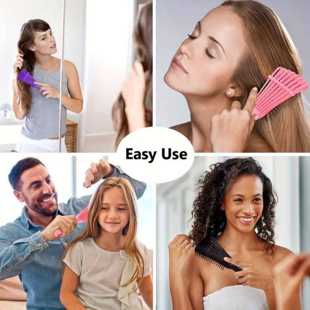 برس مو گره باز کن فلکسی | بازکننده گره موهای فر بدون درد - Image 4