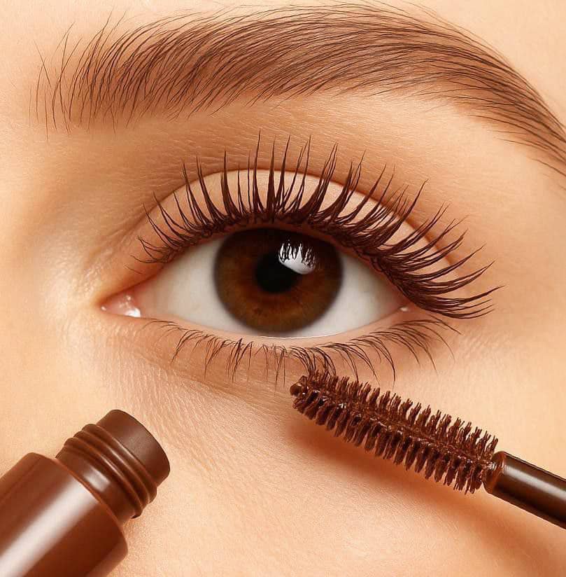 ریمل قهوهای karite مدل VOLUME BROWN 😍– حجمدهنده طبیعی با جلوهای گرم و لطیف - Image 3