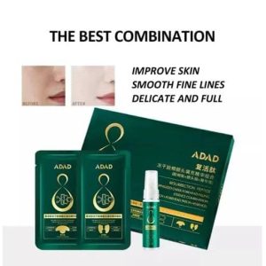 Alternative view of پک ماسک کاغذی کلاژن جذبی نانو آداد – جوانسازی و لیفت حرفه‌ای پوست