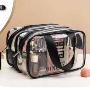 واش بگ دو زیپ چنل شیشه ای