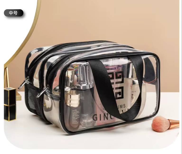 واش بگ دو زیپ چنل شیشه ای