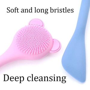 Alternative view of براش ماسک چندکاره دو سر سیلیکونی فوقالعاده نرم و فوقالعاده پرطرفدار و پرفروش😍