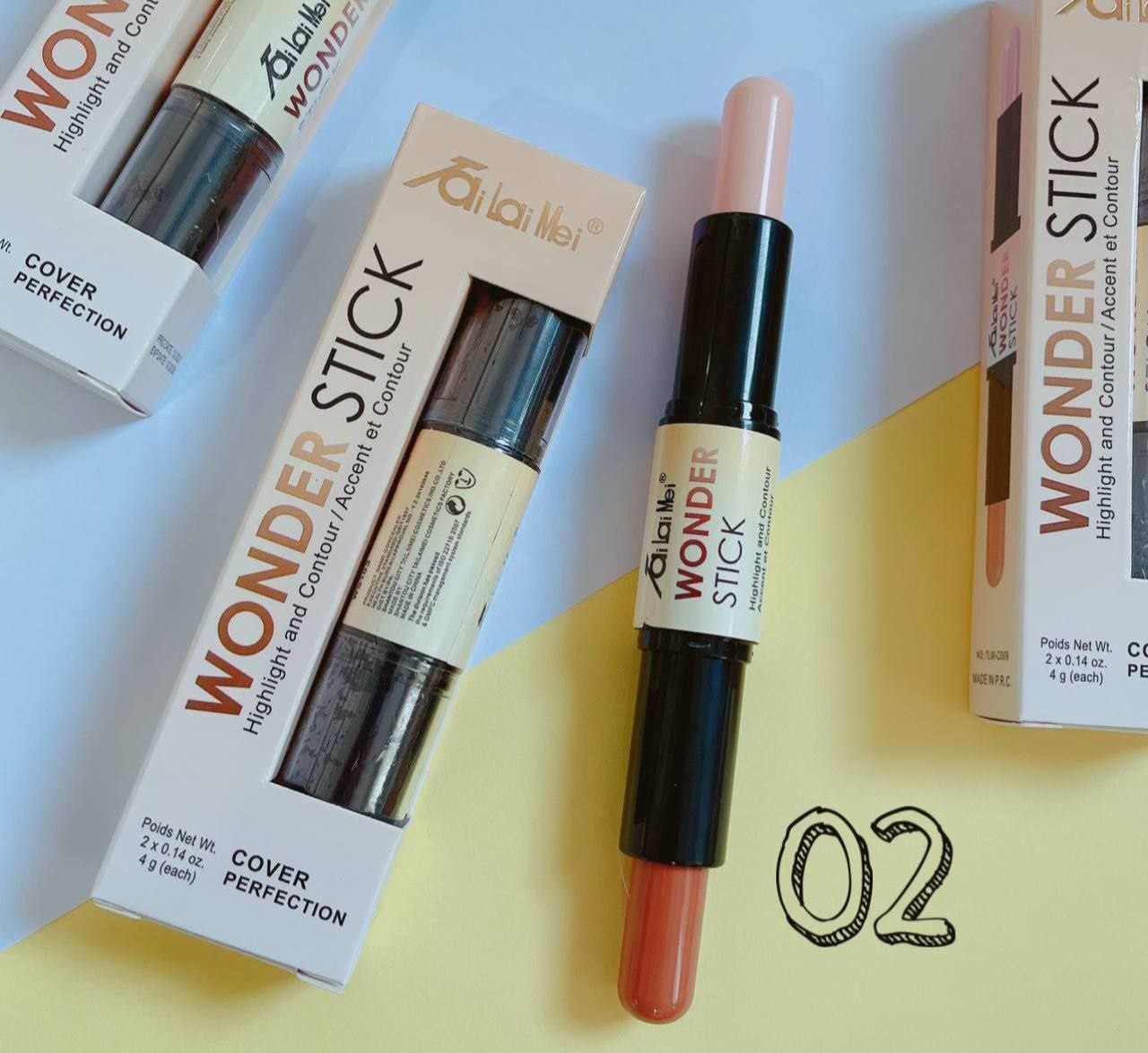 قلم استیکی کانتور و هایلایتر دو سر Tailaimei Wonder Stick - تصویر 3