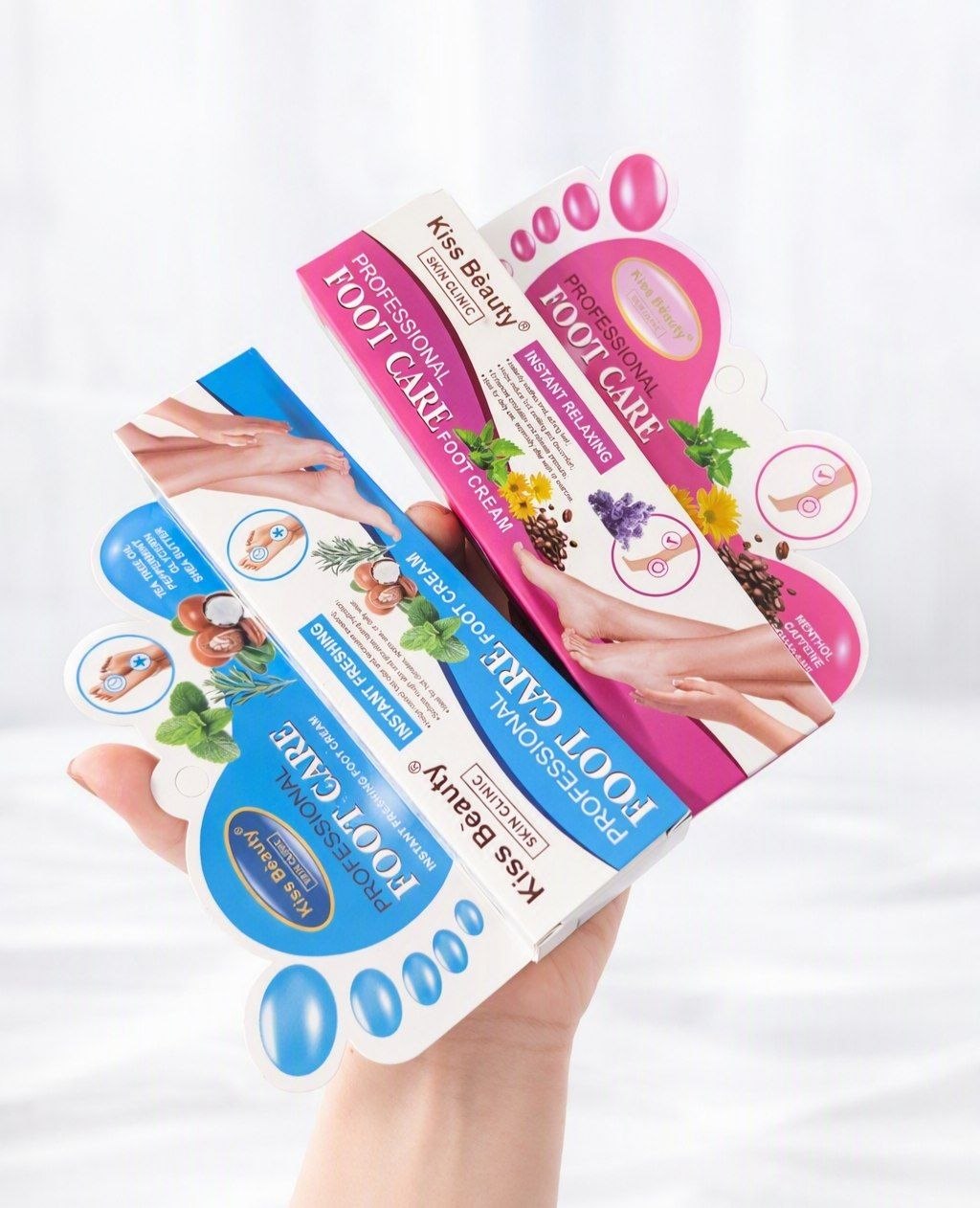 کرم ترک پا کیس بیوتی – Kiss Beauty Foot Care Cream - تصویر 2
