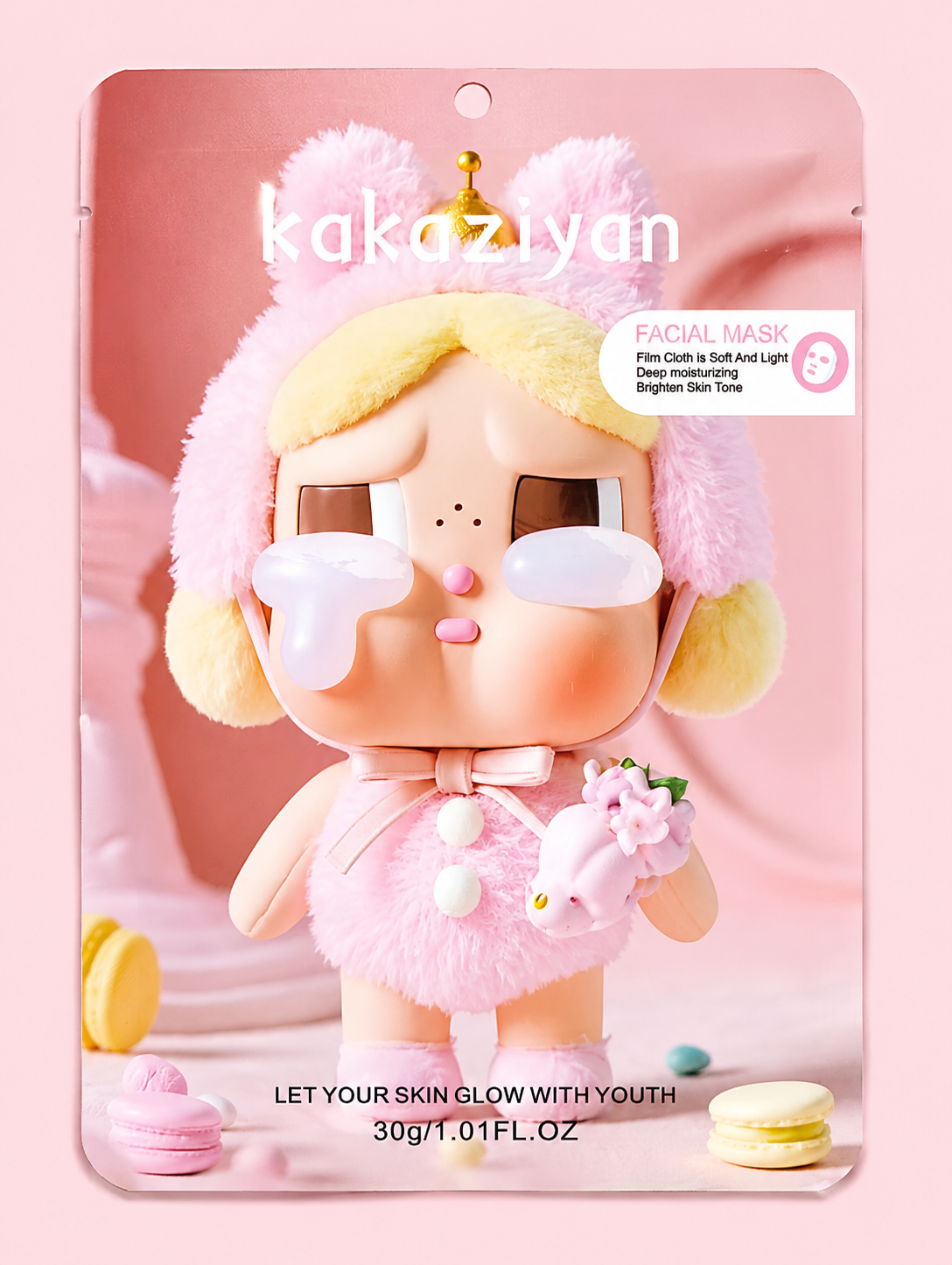 ماسک ورقه ای صورت کاکازیان Kakaziyan طرح عروسکی - تصویر 3