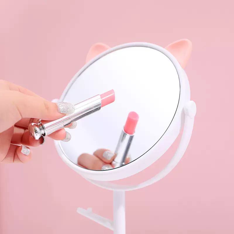 🪞🎀 آینه رومیزی فانتزی شاخ گوزنی با استند اکسسوری - تصویر 7