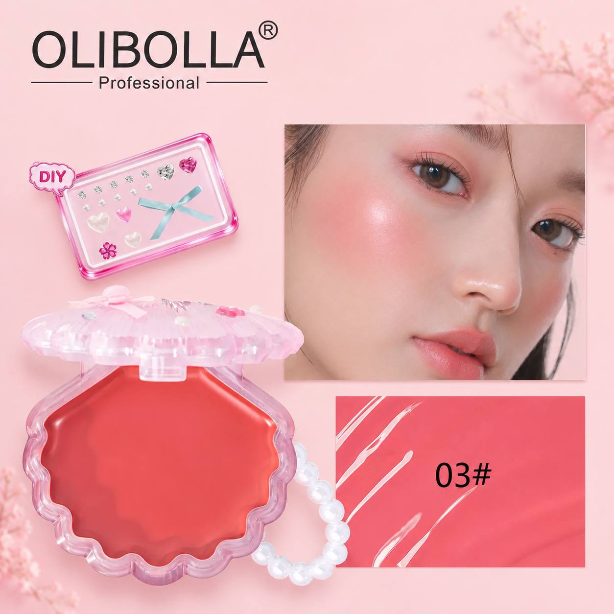 رژگونه ژله ای OLIBOLLA (DIY Blush Balm) - تصویر 5